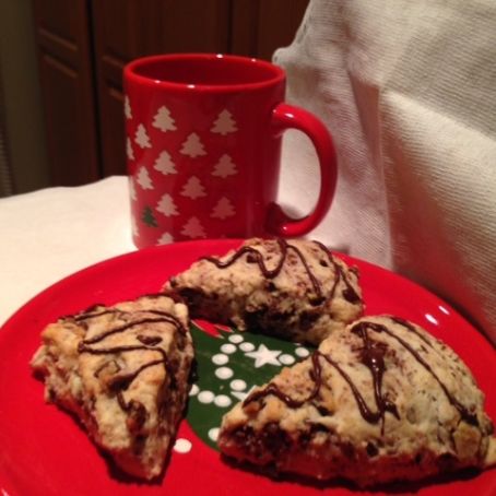 Mini Minty Christmas Morning Scones
