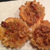 Mini Pecan Phyllo Tarts
