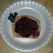 Instant Blueberry Preserves On Rye