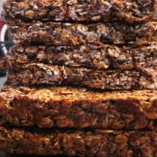 Blueberry Chocolate Protein Oatmeal Bars