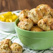 Olive Parmesan Pretzel Bites