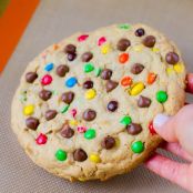 1 Giant Monster M&M Cookie