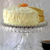 Orange Cake with Orange Cream Cheese Frosting