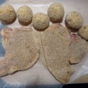 BREADED PORK CHOPS WITH VEGETABLES - Step 3