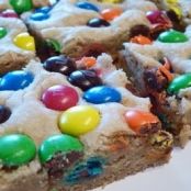 M&M Cookie Bars