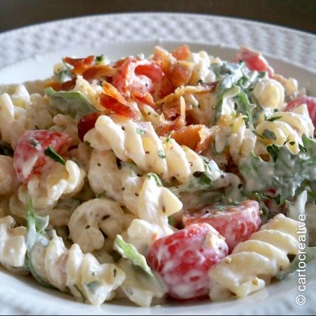 Creamy Bell Pepper Pasta Salad