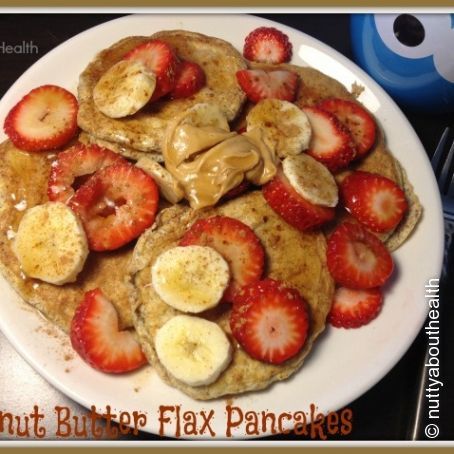 Peanut Butter Flax Pancakes