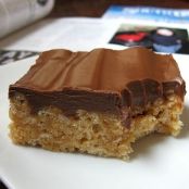 Butterscotch Peanut Butter Rice Crispy Bars