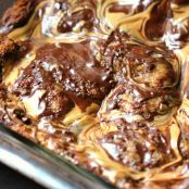 Peanut Butter Chocolate Marble Bars Recipe