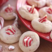 Peppermint Kiss Sugar Cookies