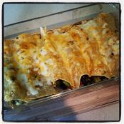 Easy Jalapeno Chicken Enchiladas