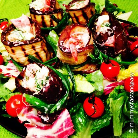 Stuffed Eggplant Rolls