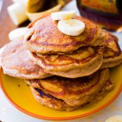 Whole Wheat Banana Pancakes