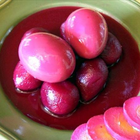 Mom's Pickled Eggs and Beets