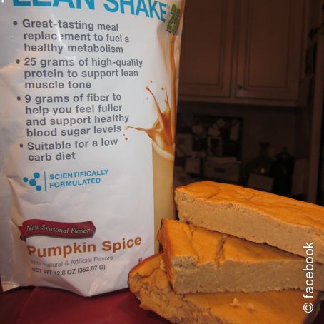 Pumpkin Banana Protein Blondies