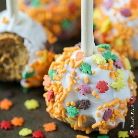 Pumpkin Cake Pops
