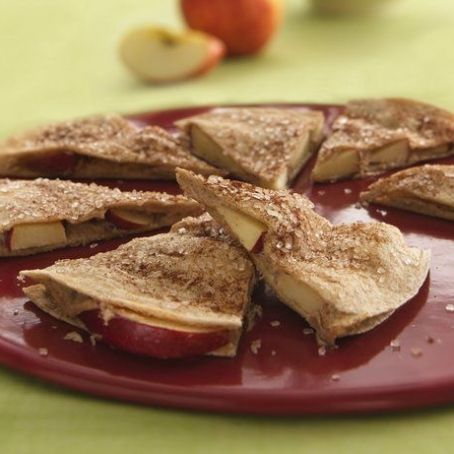 Creamy Apple-Cinnamon Quesadilla