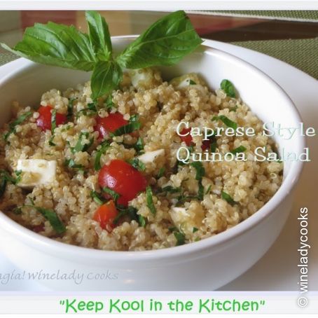Caprese Style Quinoa Salad 
