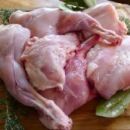 Selle de Lapin Faci aux Pruneaux avec Risotto alla Champignon et le Truffle Noire (Rabbit Stuffed with Prunes)