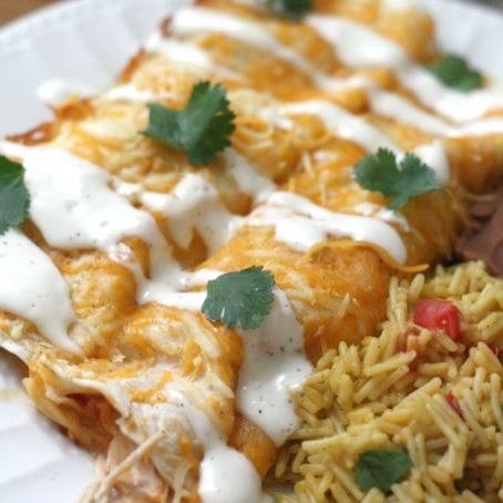 Ranch Chicken Enchiladas