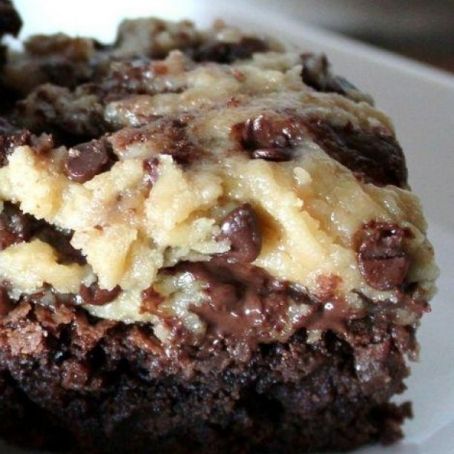 Cookie Dough Brownies!