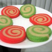 Christmas Pinwheel Cookies