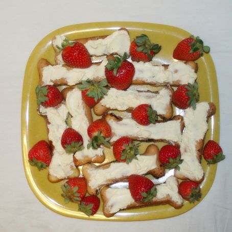 Strawberry Coconut Dog Biscuits