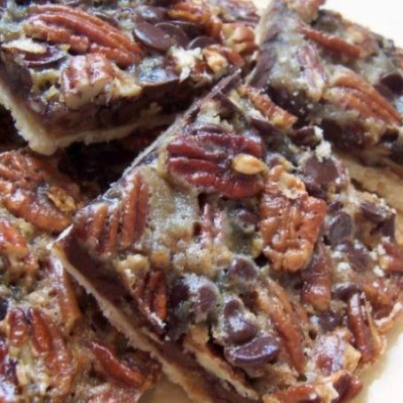 Chocolate Pecan Pie Bars