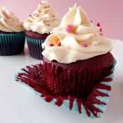 Red Velvet Cupcakes with Cream Cheese Frosting