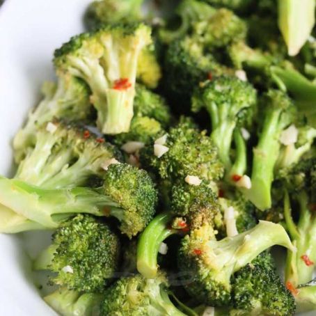 Roasted Chili Garlic Broccoli Recipe