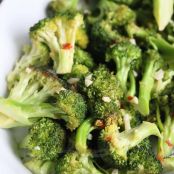 Roasted Chili Garlic Broccoli Recipe