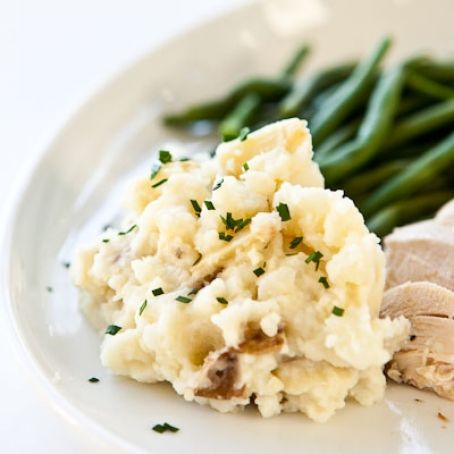 Roasted Garlic Mashed Potatos