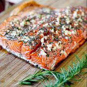 Rosemary and Garlic Roasted Salmon