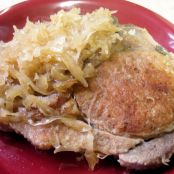 Sauerkraut Pork Chops With Potatoes