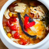 Crockpot Chicken Tortilla Soup