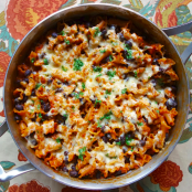 Spicy Chicken Enchilada Pasta