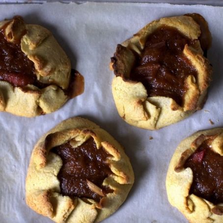 Smitten Kitchen's Rustic Rhubarb Tarts