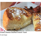 Cream Cheese Stuffed French Toast