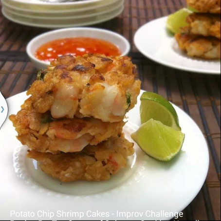 Potato Chip Shrimp Cakes