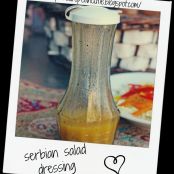 Serbian Traditional Salad Dressing