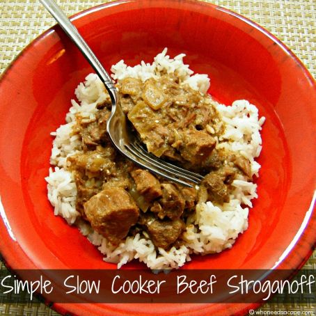 Crock Pot Beef Stroganoff