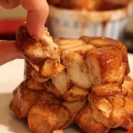 Apple Fritter Monkey Bread - for one