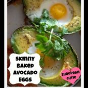 Skinny Baked Avocado Eggs