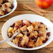 Slow Cooker Cranberry Apple French Toast