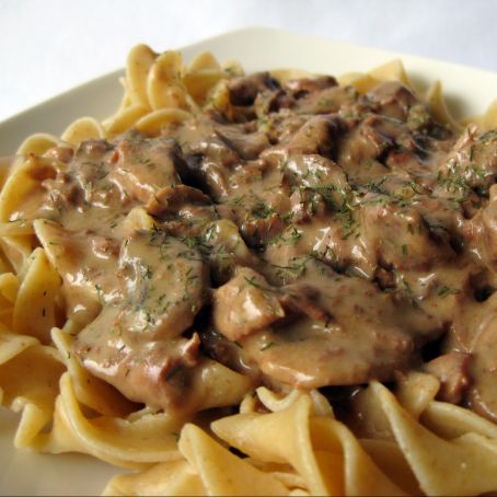 Ginger's Beef Stroganoff