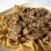Ginger's Beef Stroganoff