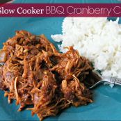 Crock Pot BBQ Cranberry Chicken