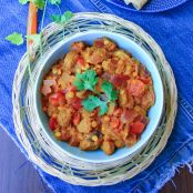 Soya Chunk Korma ~ A Afghani Curry  {Around the World Series}