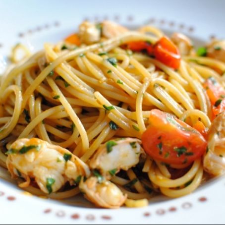 Spaghetti with Balsamic and Scallion Sauce