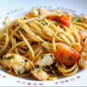 Spaghetti with Balsamic and Scallion Sauce